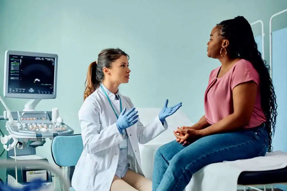 Woman have consultation about vaginal laxity Blackheath